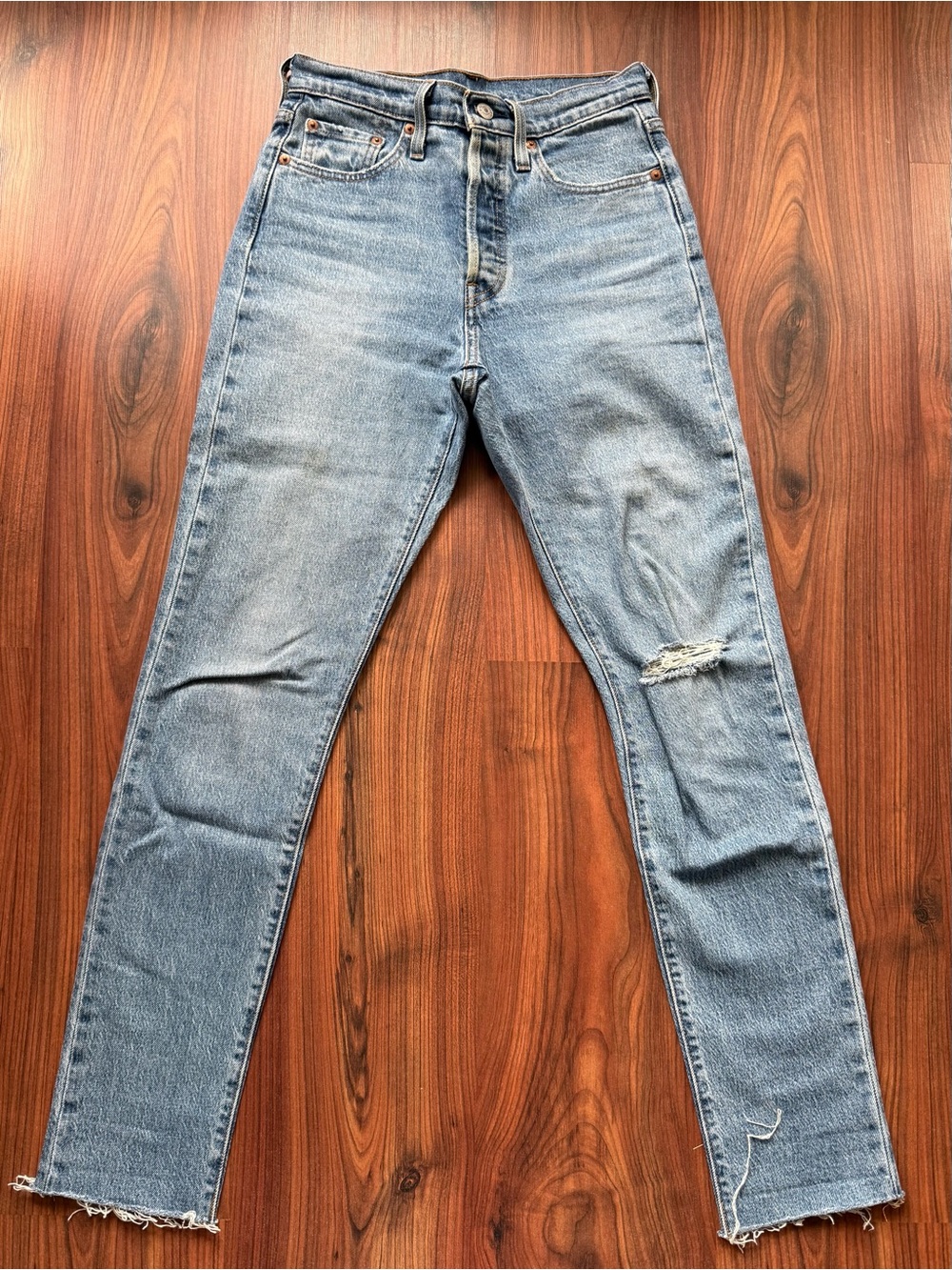 Women’s Levi’s 501 High-Rise Light Blue Jeans